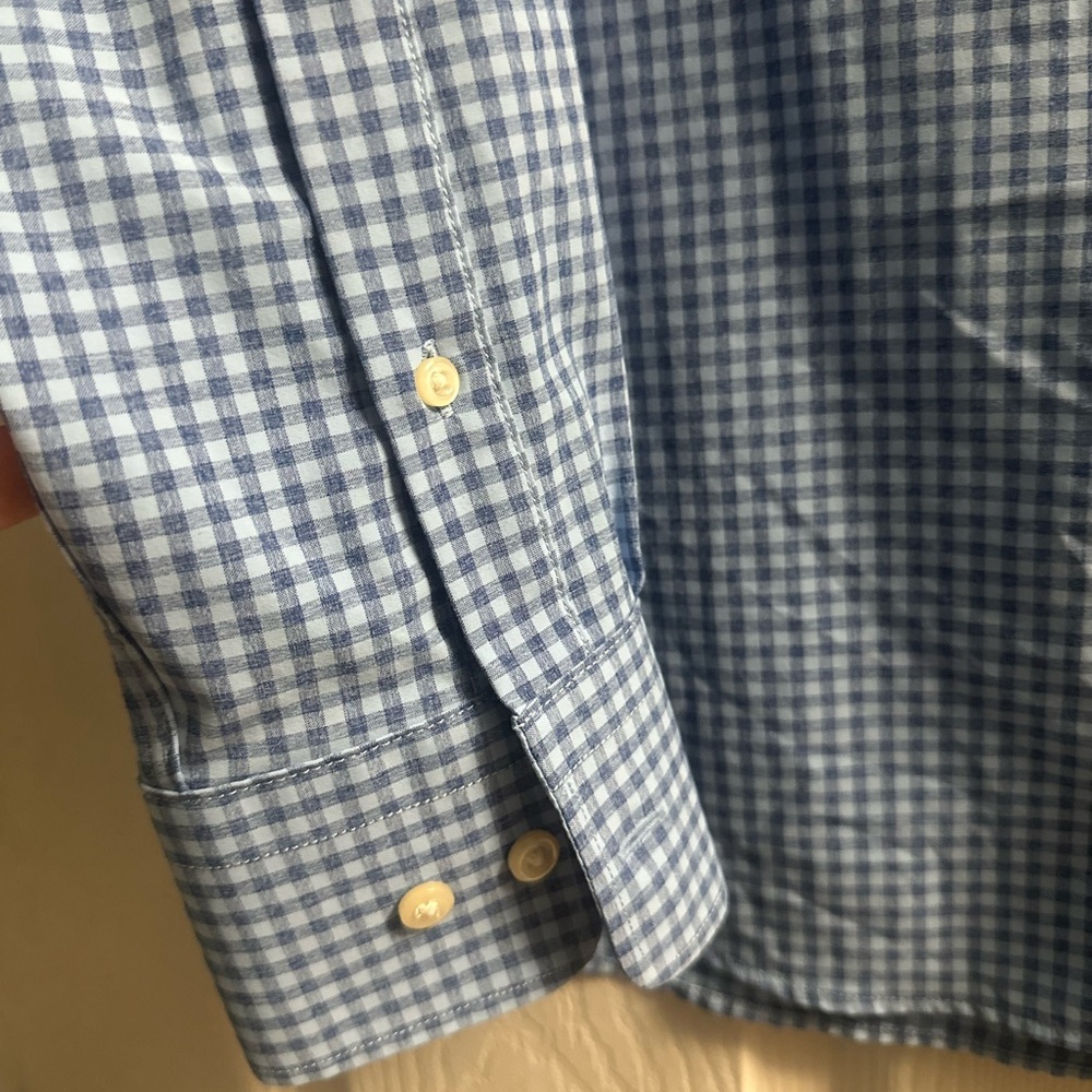 Euc Peter Millar Button Down Polyester Long Sleev… - image 6